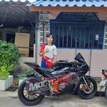 (ปิดการขายครับ ) ส่งปราจีนบุรีอีกคัน demon gr200 cc ปี 2021 สีดำเงาสวยเข้ม ดุดันอมตะ