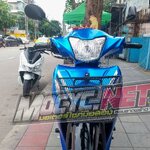 (ปิดการขายครับ)Yamaha finn สีน้ำเงิน สต้าทมือ หัวฉีด จดทะเบียน 2564 ไมล์หมื่นกว่าโล สภาพเดิมใช้ได้อีกนาน