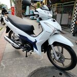 เวฟ 125 i สีขาวน้ำเงิน 2024 ไมล์ดิจิตอล