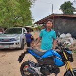 (( ขายแล้วครับ )) msx sf สีนํ้าเงิน ส่งพนมสารคามครับ