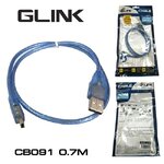 GLINK CB-091 AM/MINI5 สาย V3 สายสีฟ้า 1.8M