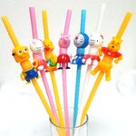 หลอดลายการ์ตูน