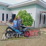 (ปิดการขาย ) พร้อมส่งสระแก้วอีกคันครับ Yamaha aerox สีฟ้าเทา ลายใหม่ 2020