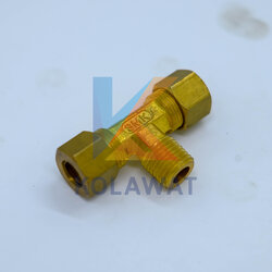 สามทาง2ฝาตาไก่ 3/8"เกลียวด้านข้าง 1/4"