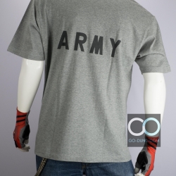 เสื้อยืดมือสอง ผ้าบาง ผ้าผสม โพลี ยี่ห้อ ARMY