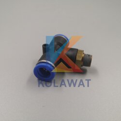 สามทางพาสติกทาง2ด้าน 10 มิล เกลียว 2หุน