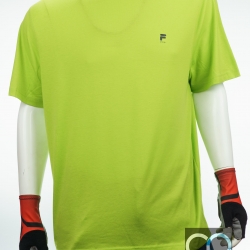 เสื้อยืดมือสองแบรนด์เนม สีพื้น FILA SPORT ผ้าผสม 96/4