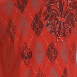 เสื้อยืดมือสอง HYBRID สกรีนตราลูกเสือ ลายเต็มตัว ผ้า 100 คอตตอน สภาพใช้งาน