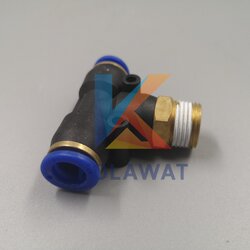 สามทางพาสติกทาง2ด้าน 10 มิล เกลียว 3หุน