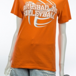 เสื้อยืดมือสอง GILDAN : CARLSBAD JRS VOLLEYBALL ผ้า 100 คอตตอน