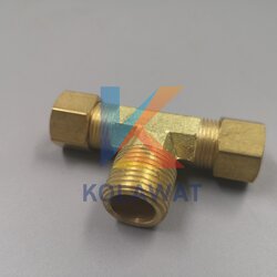 สามทาง 2ฝา ตาไก่ 3/8" เกลียว 3/8"