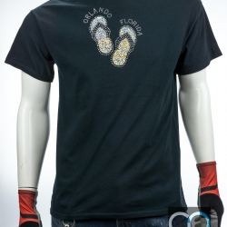 เสื้อยืดมือสอง GILDAN : ORLANDO FLORIDA ผ้า 100 คอตตอน