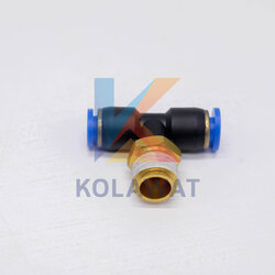 สามทางพลาสติกทาง 2 ด้าน 6 มิล เกลียว 2 หุน