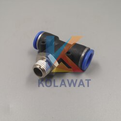 สามทางพาสติกทาง2ด้าน 12 มิล เกลียว 2หุน