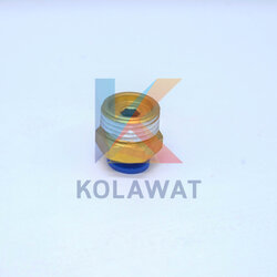 ต่อตรงพลาสติก 8 มิล เกลียว 4 หุน