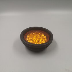 ไฟท้ายกลมเดี่ยว B LED 24V (ฝาอะคริลิคสีเหลือง)