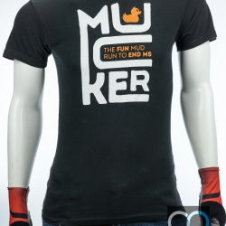 เสื้อยืด USA มือสอง DELTA : THE FUN MUD RUN TO END MS ผ้า 100 คอตตอน