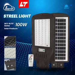 SKYBIRD โคมไฟถนนโซล่าเซลล์ 100W-400W รุ่นSKY-SLT17 daylight 6500K โคมไฟถนนโซล่าเซลล์ Streetlight