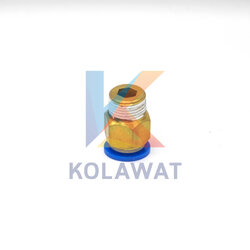 ต่อตรงพลาสติก 12 มิล เกลียว 3 หุน