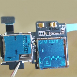 สายแพร Samsung - i9500 S4 ( แพรซิม + MMC )