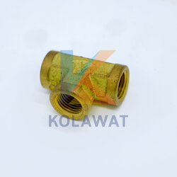 สามทางเกลียวใน 3 ด้าน 1/4"