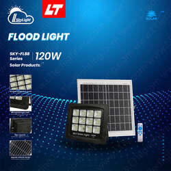 SKYBIRD ฟลัดไลท์โซล่าเซลล์ 120W-300W รุ่นSKY-FL88 daylight/warmwhite โซล่าเซลล์ floodlight