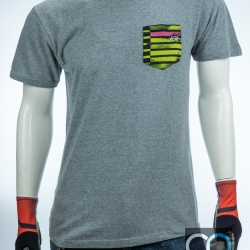 เสื้อยืดแบรนด์มือสอง FOX ผ้า 50/50 มีกระเป๋า ผ้านิ่มบาง ไม่ค่อยเจอ