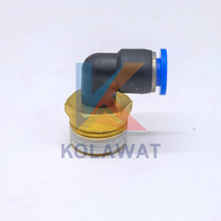 ข้องอพลาสติก 8 มิล เกลียว 4 หุน