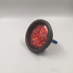 ไฟท้ายกลมเดี่ยว B LED 24V (ฝาอะคริลิคสีแดง)