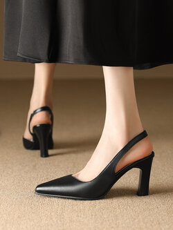 พรีออเดอร์ รองเท้าหัวแหลมส้นสูง รองเท้าส้นแหลมผู้หญิง รองเท้าหัวแหลมไซส์ใหญ่ รองเท้าหัวแหลมส้นสูงไซส์เล็ก 32-46