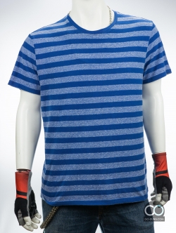 เสื้อยืดมือสอง GEORGE เสื้อลาย ผ้าบาง ผ้าผสม 62/38