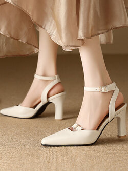 พรีออเดอร์ รองเท้าหัวแหลมส้นสูง รองเท้าส้นแหลมผู้หญิง รองเท้าหัวแหลมไซส์ใหญ่ รองเท้าหัวแหลมส้นสูงไซส์เล็ก 32-46