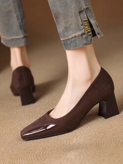 พรีออเดอร์ รองเท้าแฟชั่นผู้หญิง รองเท้าแฟชั่นส้นสูงไซส์ใหญ่ รองเท้าส้นสูงแฟชั่นผู้หญิง รองเท้าแฟชั่นผู้หญิงไซส์เล็ก 32-48