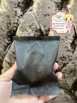 ซองสปันบอล(สีดำ) ใส่สบู่ 100 g. ขนาด ขนาด 10 X 13 cm.