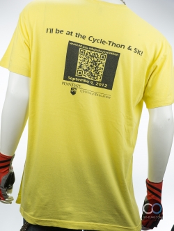 เสื้อยืดมือสอง AMERICAN APPAREL : WHERE WILL YOU BE SEPTEMBER 9 ผ้า 100 คอตตอน