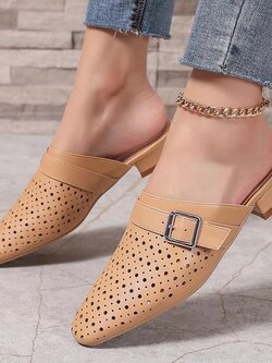 พรีออเดอร์ รองเท้าแฟชั่นเปิดส้น รองเท้าเปิดส้นผู้หญิง รองเท้าเปิดส้นไซส์ใหญ รองเท้าเปิดส้นผู้หญิงไซส์เล็ก 35-45