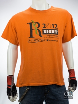 เสื้อยืดมือสอง R2012 NIGHT ผ้า 100 คอตตอน