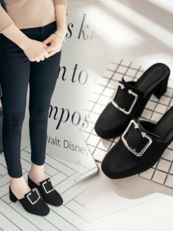 พรีอเดอร์ รองเท้าเปิดส้น 33-47 รหัส Y-8238