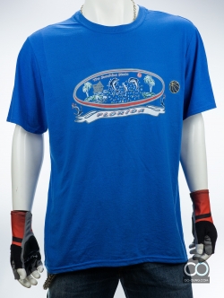 เสื้อยืดมือสอง GILDAN : THE SUNSHINE STATE FLORIDA ผ้า 100 โพลี
