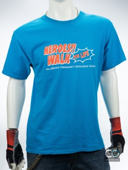 เสื้อยืดมือสอง HANES : HEROES WALK FOR LIFE ผ้า 100 คอตตอน