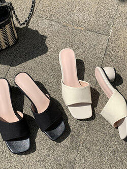 พรีออเดอร์ รองเท้าเปิดส้น 30-43 รหัส Y-4177