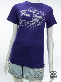 เสื้อยืดมือสอง GILDAN : FUN DAY ผ้าบาง ผ้า 50/50