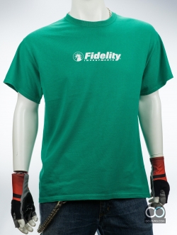 เสื้อยืดมือสอง GILDAN : FIDELITY INVESTMENTS ผ้า 100 คอตตอน