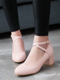 พรีออเดอร์ รองเท้าแฟชั่นผู้หญิง รองเท้าแฟชั่นส้นสูงไซส์ใหญ่ รองเท้าส้นสูงแฟชั่นผู้หญิง รองเท้าแฟชั่นผู้หญิงไซส์เล็ก 31-47 รหัส Y-9261