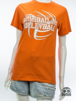 เสื้อยืดมือสอง GILDAN : CARLSBAD JRS VOLLEYBALL ผ้า 100 คอตตอน