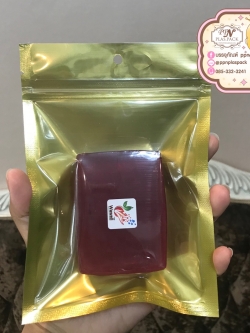 ซองซิป หน้าใส-หลังทอง 5 นิ้ว X 7 นิ้ว