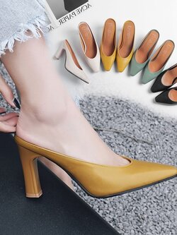 พรีออเดอร์ รองเท้าเปิดส้น 32-46 รหัส Y-2630