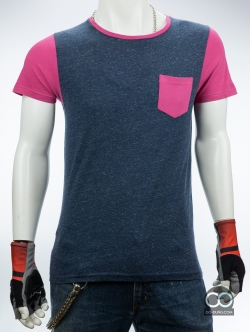 เสื้อยืดมือสอง ASOS มีกระเป๋าหน้าอก ผ้าผสม 97/3