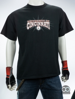 เสื้อยืดมือสอง DELTA : UNIVERSITY OF CINCINNATI ผ้า 100 คอตตอน