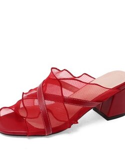 พรีออเดอร์ รองเท้าเปิดส้น 31-48 รหัส Y-2056